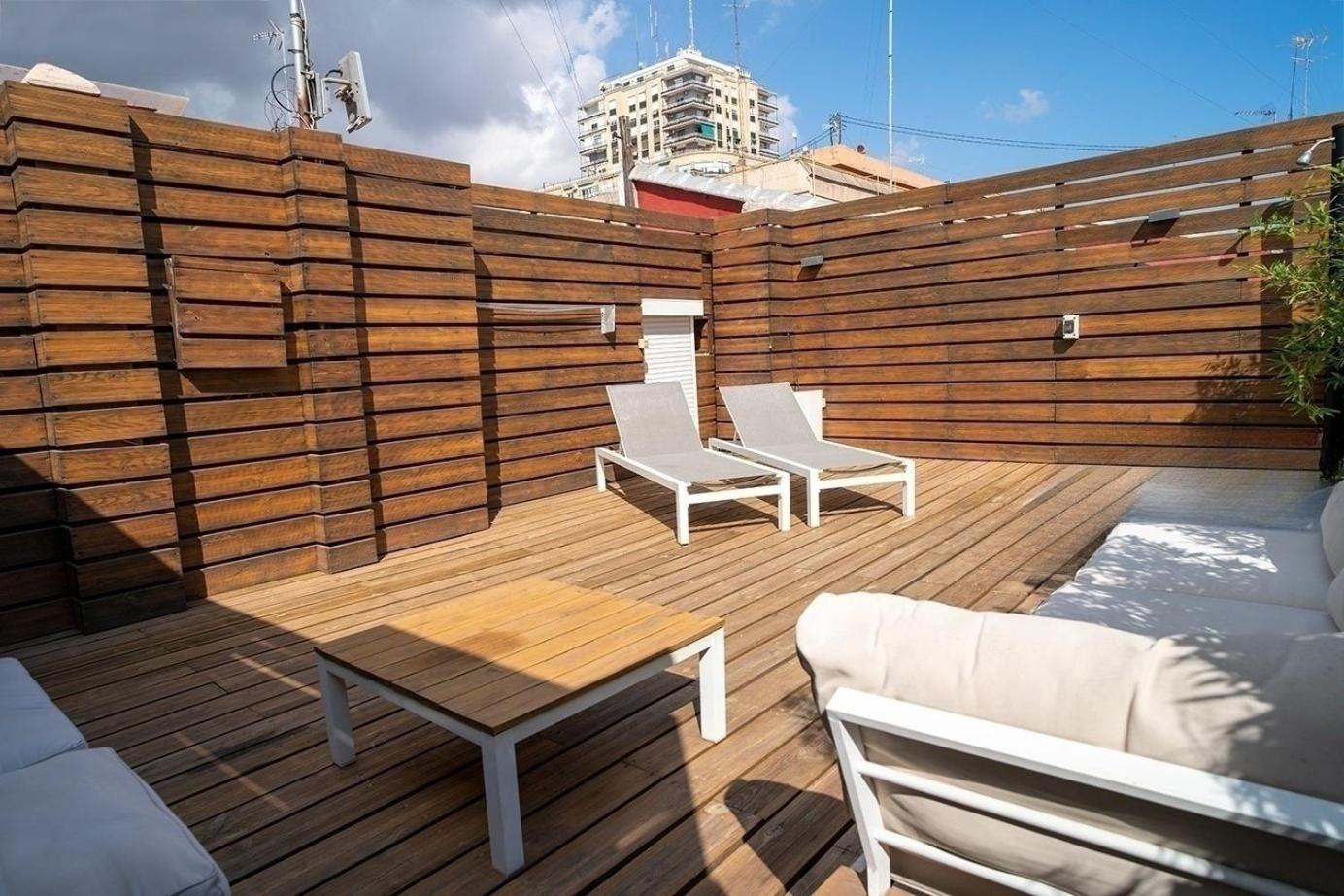 Atico Con Terraza Y Jacuzzi En El Centro Apartment Valencia Bilik gambar